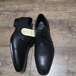 ALDO Men's Black Leather Dress Men Size 7.5 Shoes